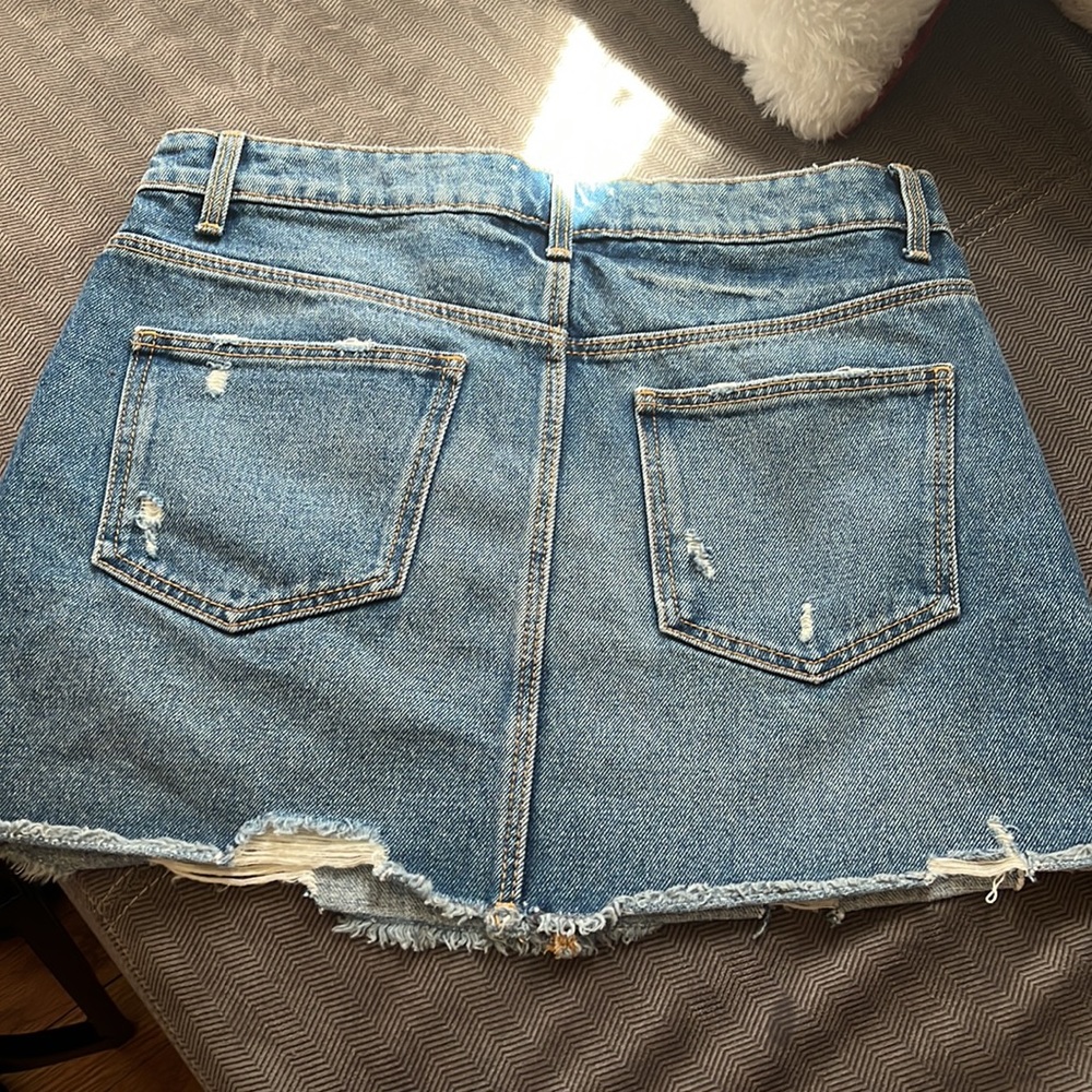 NWOT Zara Jean mini skirt - Picture 2 of 4